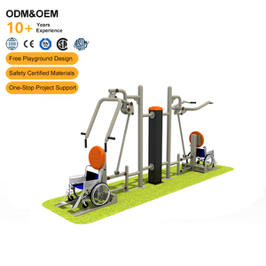 Équipement de <span class=keywords><strong>fitness</strong></span> extérieur inclusif pour exercices de pression pectorale, adapté aux besoins spécifiques, pour parcs de <span class=keywords><strong>fitness</strong></span> et équipement de sport accessible aux personnes à mobilité réduite - Product Image 1