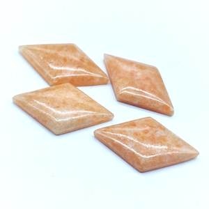 Calcita naranja 15x25mm Rombo Corte Cabujón Ajuste de joyería - Product Image 4