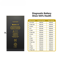 Nouvelle batterie Li-Ion authentique de remplacement iOS26, 0 cycle, pour iPhone 13, batterie de téléphone portable authentique