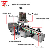 Machine de bouchage automatique de bouteilles en plastique de bureau économique, petite machine de bouchage à vis pour verre, machine de bouchage pour parfum, machine de bouchage pour animaux de compagnie