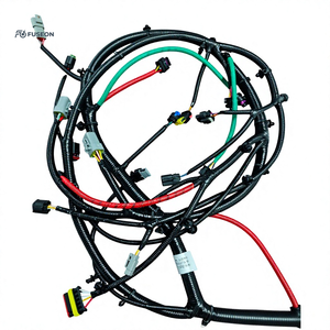 Faisceau de câblage de tableau de bord automobile multi-branche avec connecteur blanc personnalisé, faisceau de câblage automobile OEM 12V 24V - Product Image 3
