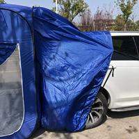 Tente arrière universelle pour SUV, imperméable, monocouche, quatre saisons, avec structure en acier, extension de coffre de voiture, camping, voyage en plein air, 190T