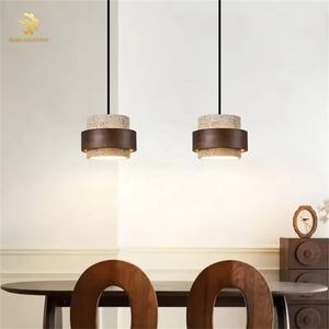 Luxe Moderne Minimaliste LED Lampe Jaune Pierre Pendentif Lumière pour Couloir Chambre Balcon Salon Plafond Décoration - Product Image 3
