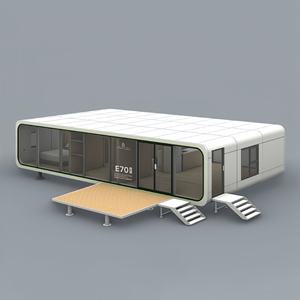 Maison préfabriquée Apple House à économie d'énergie, <span class=keywords><strong>villa</strong></span> écologique, maison conteneur, appartement moderne en acier, atelier, bureau à domicile, salle à manger - Product Image 4