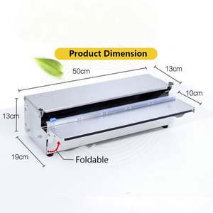 Machine d'emballage Yunqingtech haute efficacité pour légumes, aliments, viande, poisson, film alimentaire manuel en plastique, plateau en acier inoxydable - Product Image 5