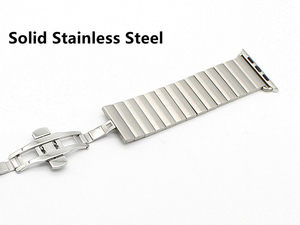 Per <span class=keywords><strong>Apple</strong></span> <span class=keywords><strong>Watch</strong></span> Band <span class=keywords><strong>acciaio</strong></span> inossidabile 40mm 41mm 45mm 49mm cinturino orologio largo uomo di lusso cintura per Iwatch serie Se 10 9 8 7 - Product Image 5