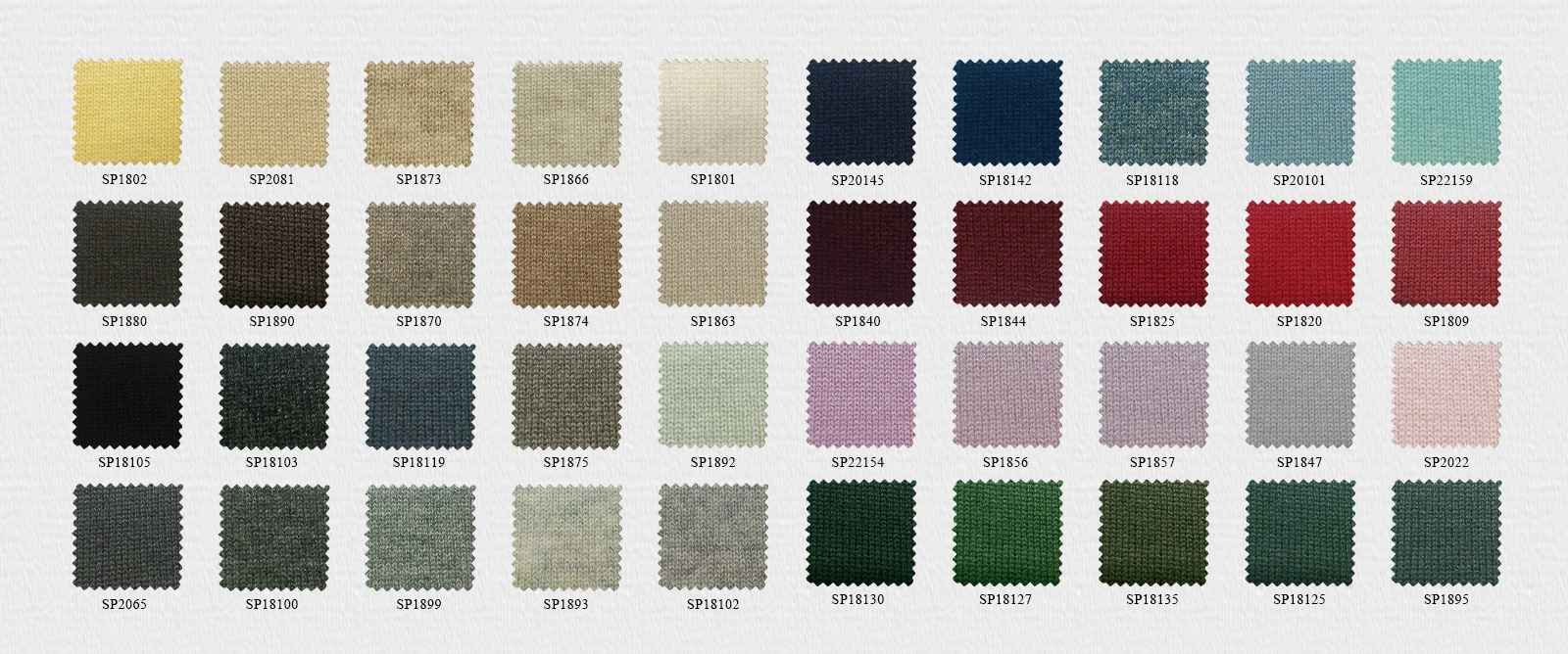 STOCK CACHEMIRE COULEUR CARTE