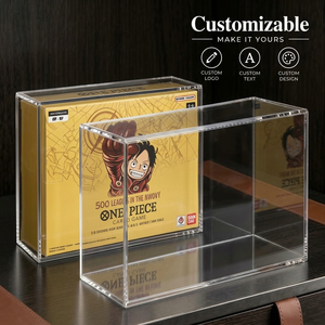 Espositore in Acrilico Personalizzato per Booster Box One Piece, Scatola Protettiva Antipolvere Smontabile per Collezioni TCG - Product Image 1
