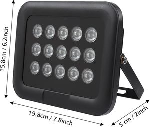 ไฟอินฟราเรด 15 ชิ้นอาร์เรย์ IR LED ไฟอินฟราเรดมุมกว้างระยะไกลกันน้ำกลางแจ้งสำหรับกล้องวงจรปิดกล้องรักษาความปลอดภัย - Product Image 6