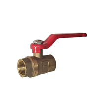 Robinet à bille en laiton forgé manuel durable de 1/2 à 4 pouces avec poignée en fer, modèle standard, eau, marque DT, personnalisable, support OEM