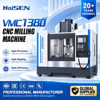 Centre d'usinage vertical CNC VMC1380, fraiseuse de haute précision, corps en fonte rigide, entraînement par servomoteur, machine-outil CNC