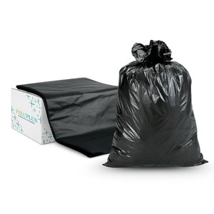 Sacchi per Rifiuti Paluplus Grandi e Resistenti, Neri, 90x120cm, Spessore 80 Micron, Confezione da 18kg - Product Image 1