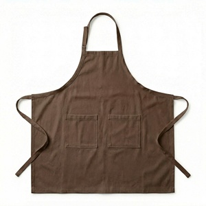 <span class=keywords><strong>Delantal</strong></span> de Algodón Ajustable con Bolsillos para Cocina, Repostería y Barbacoa, para Hombres y Mujeres - Product Image 2