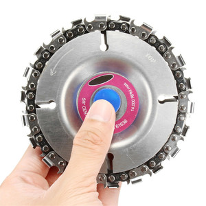 Disque à chaîne pour meuleuse d'angle, 4 pouces, 22 dents, 5 pouces, 14 dents, pour la découpe du bois, avec une vitesse maximale de 14000 tr/min - Product Image 1