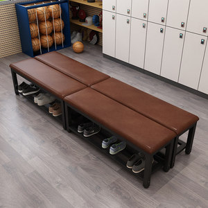 <span class=keywords><strong>Banc</strong></span> à chaussures long rembourré avec <span class=keywords><strong>rangement</strong></span> pour magasins <span class=keywords><strong>de</strong></span> vêtements, salles <span class=keywords><strong>de</strong></span> sport, vestiaires, salles <span class=keywords><strong>de</strong></span> <span class=keywords><strong>bain</strong></span> et comme canapé <span class=keywords><strong>de</strong></span> bout <span class=keywords><strong>de</strong></span> lit - Product Image 1