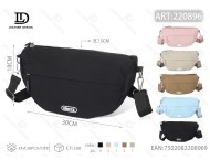 Borsa a Tracolla in Taslon per Donna, Chiusura con Zip, Uso Quotidiano per Tutte le Stagioni - Product Image 1
