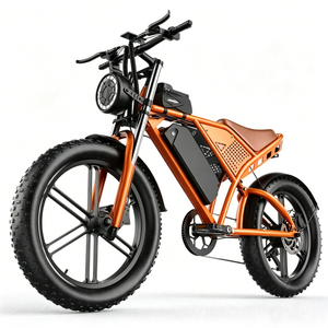 Envío Rápido desde Almacén en China, Bicicleta Eléctrica de Nieve Modelo <span class=keywords><strong>S7</strong></span>, Motor Trasero de 48V y 1200W, Batería de Litio Extraíble, Neumáticos Anchos Retro - Product Image 5