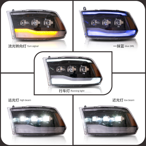 AURON Nouveau Phare Avant LED 32V 6000K 60W 6000 Lumens à Feuilleux pour Dodge Ram 2009-2018 – Vente en Gros - Product Image 3