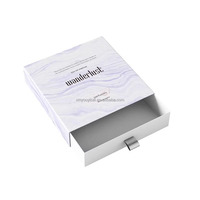 Boîte d'emballage de bijoux de luxe biodégradable avec logo personnalisé, doublure en éponge, laminage mat pour bracelet, collier, bague, boîte cadeau