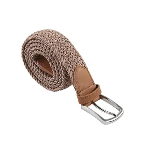 Wholesale Stretch Woven Web Belt Premium Elastic Braided Belt For Women And Men Accessories