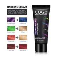Magenta a colori vibranti di lunga durata per tinture per capelli che cambiano colore termocromico per capelli Unisex