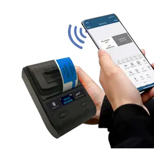 Großhandels preis Wireless Pos Machine 50*50 Mobiler QR-Barcode-Scanner Tragbarer hand gehaltener Mini-Thermo etiketten drucker für Schmuck