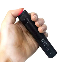 Lampe torche pour casque de pompier Foxhawk Mini, ultra-lumineuse, étanche, LED, rechargeable par USB, anti-explosion, en alliage d'aluminium, pour les secours