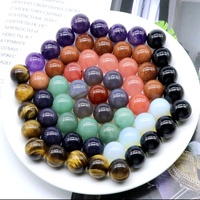 Vente en gros de petite boule de cristal en agate naturelle pour la fabrication de bijoux DIY