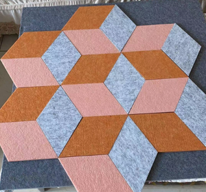 Panneau acoustique en feutre auto-adhésif de 9 mm d'épaisseur, style simple et durable, multicolores, pour l'isolation phonique - Product Image 5