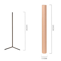 Lampe d'angle intelligente de décoration moderne télécommandée Tuya Support Google Alexa RGB LED Lampadaire d'angle pour le salon