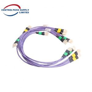 Cable de enlace de E/S violeta nuevo 51202329-412 de 5M, par de 3 entradas, paso de 12 pulgadas, M12 de 8 pines para Experion PKS Series C DCS - Product Image 3