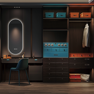 رف معدني قابل للسحب لتنظيم وتخزين البناطيل في خزانة الملابس، إكسسوارات غرفة النوم - Product Image 4