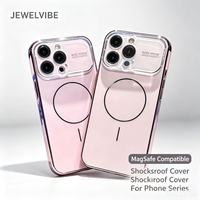 Nouvelle coque magnétique en verre pour iPhone 17 Air 16 15 Pro Max avec films de protection d'objectif en verre et accessoires pour téléphone