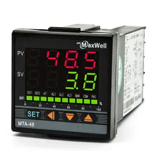Kül fırını sıcaklık kontrolörleri Maxwell 1 Alarm ile Rs-485 iletişim