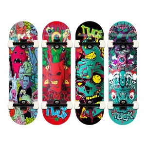 Penjualan langsung dari pabrik baru papan seluncur print grafis Skateboard Tech Deck lengkap