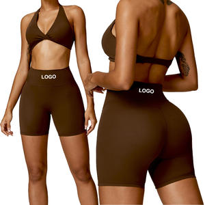 Tz8503 Vrouwen <span class=keywords><strong>Super</strong></span> Rekbare Beauty Back Yoga Sets High Impact Sportbeha Snel Droog Fitness 2 Delige Set - Product Image 2