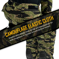 IDOGEAR Hommes G3 Chasse Paintball Tactique Extérieur Duty Pantalon Camouflage Pantalon Tactique Pantalon avec Genouillères Bdu Pantalon