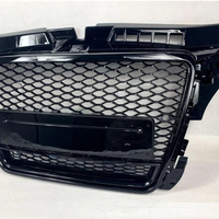 Calandre en nid d'abeille de style RS avec cadre inférieur pour Audi A3 S3 8P.5, calandre 2008 2009 2010 2011 2012