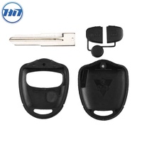 Coque de clé de voiture télécommande 2 boutons avec lame non coupée MIT8/MIT11 pour Lancer Outlander