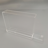 Boîte de CD de jeu en acrylique transparent, boîte de rangement d'affichage en acrylique, boîte de Gameboy en acrylique