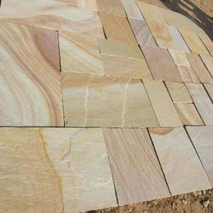 Losas y azulejos de piedra arenisca natural para revestimiento de paredes, pisos, caminos de jardín, patios, paisajismo y construcción exterior. - Product Image 1