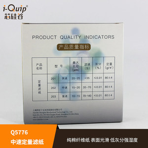 Papel de Filtro Cuantitativo I-Quip de 7cm, 9cm, 11cm y 12.5cm para Análisis Químico - Product Image 5
