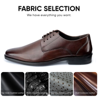 Chaussures Derby à lacets de luxe pour le bureau, la carrière et les mariages, de haute qualité, antidérapantes et résistantes à l'usure, vente en gros d'usine