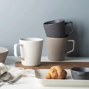 Große Kapazität Tasse Nordic 450ml Kaffeetasse Keramik Kaffeetasse mit Griff