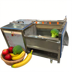 Machine de nettoyage et d'épluchage de fruits et légumes à haut rendement Machine à éplucher les légumes en acier inoxydable - Product Image 1