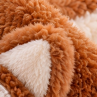 Pantoufles mules en peluche motif renard, chaussures d'intérieur, pantoufles de détente animales de dessin animé, semelle extérieure en EVA, confortables pour la maison