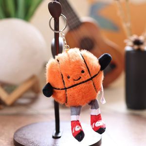 Lindo Llavero <span class=keywords><strong>de</strong></span> Peluche <span class=keywords><strong>de</strong></span> Fútbol y Baloncesto, Juguete <span class=keywords><strong>de</strong></span> Peluche Suave Kawaii, Colgante para Mochila, Regalo Divertido <span class=keywords><strong>de</strong></span> Moda para Niñas - Product Image 5