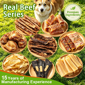Friandises pour chiens <span class=keywords><strong>de</strong></span> la série Beef : Cartilage <span class=keywords><strong>de</strong></span> bœuf <span class=keywords><strong>cru</strong></span>, Oreille <span class=keywords><strong>de</strong></span> bœuf, Os <span class=keywords><strong>de</strong></span> bœuf, <span class=keywords><strong>Foie</strong></span> <span class=keywords><strong>de</strong></span> bœuf pour chiens à mâcher, Riches en protéines, Récompense d'entraînement - Product Image 1