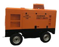 Compresseur d'air à vis pour l'exploitation minière Kaishan KSCY 220/8 330/8 400/14.5 580/17 560/18, alimenté en courant alternatif, refroidi par air, sans huile, PLC