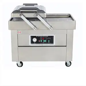 Industrial Double Chamber Vacuum Sealer Commercial Food Meat Vaccum Packing Sealing Machine DZ400/2SB